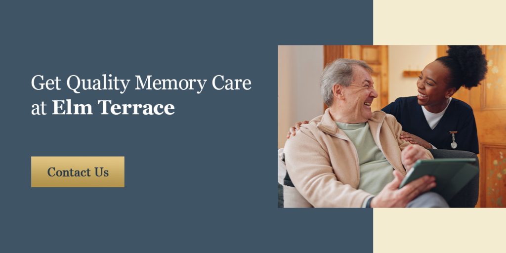 Get Quality Memory Care at Elm Terrace